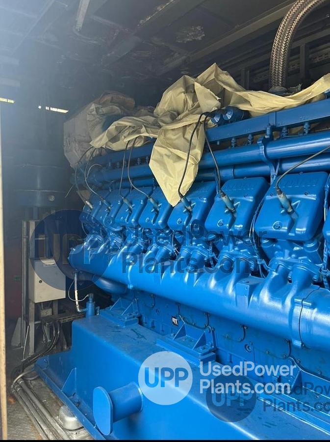 Used 2 MW 2012 MWM 2020V20 Containarised Gensets