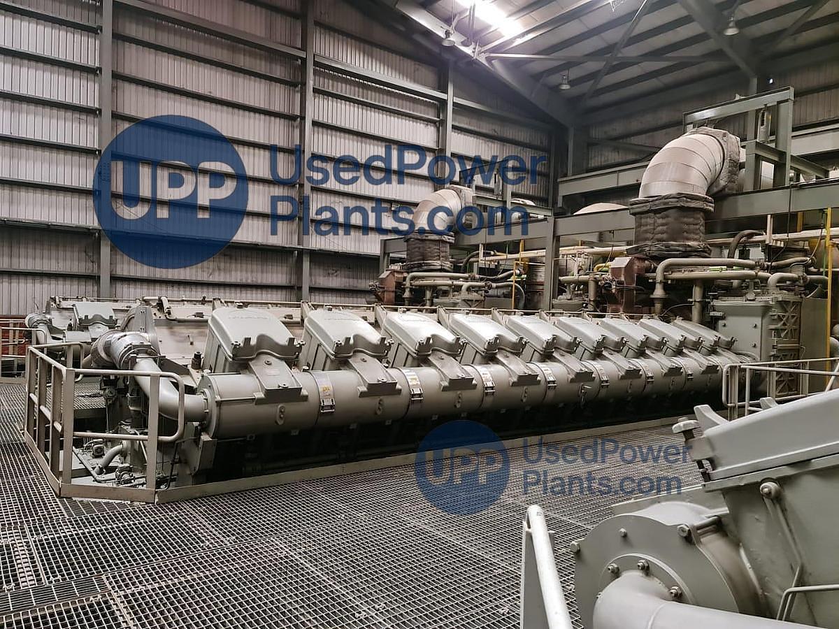Used 59.4 MW MAN 18V48/60TS Complete Power Plant