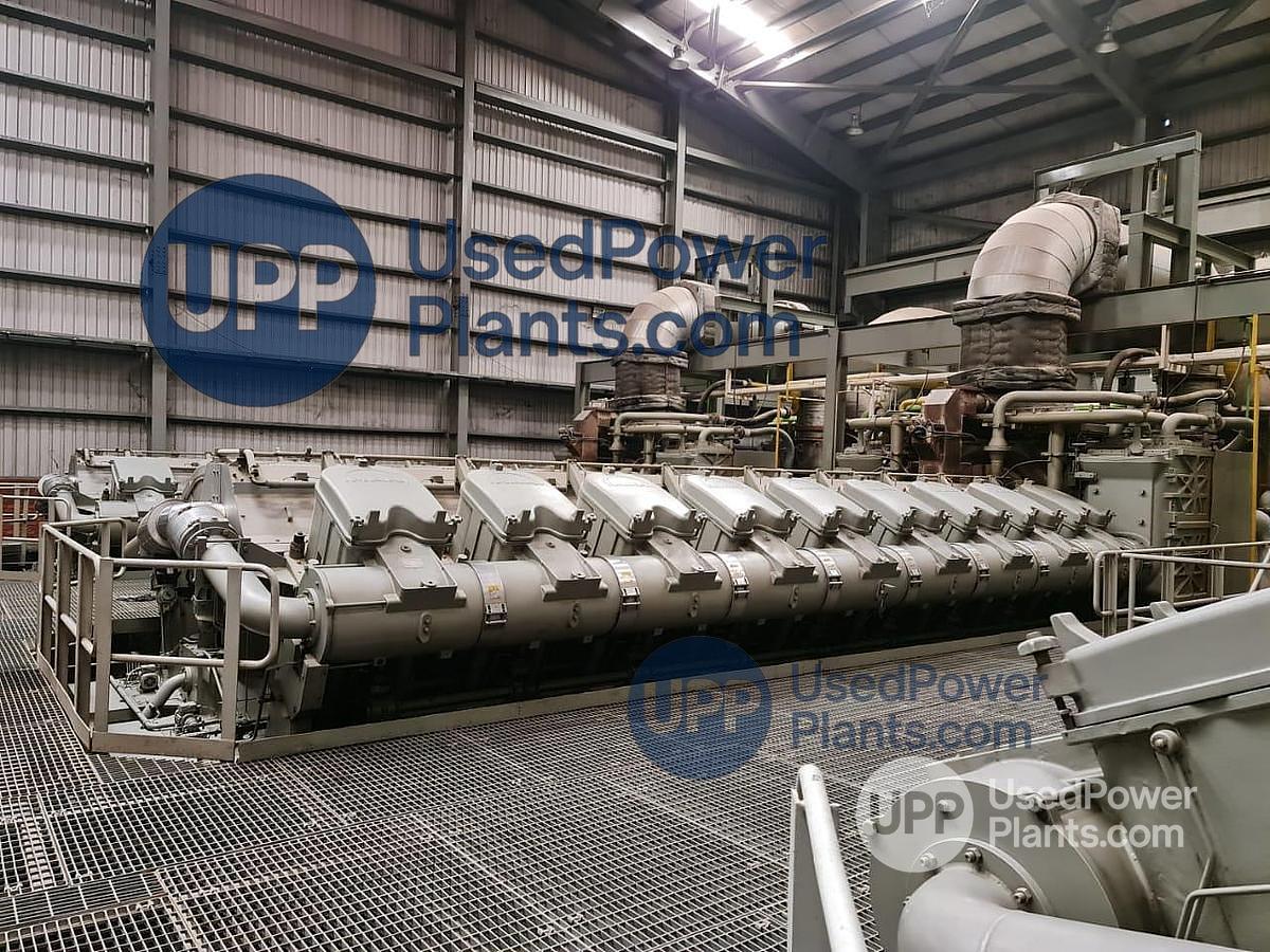 Used 59.4 MW MAN 18V48/60TS Complete Power Plant