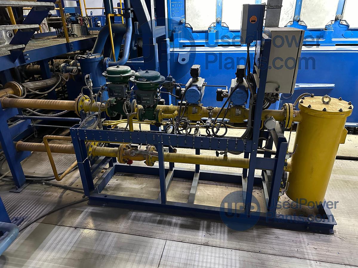 Used Wartsila 20V34SG Complete Gas Power Plant 9.7 MW