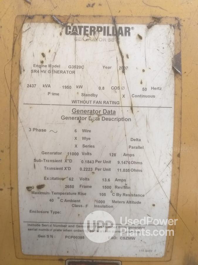 Used Caterpillar 3520C
