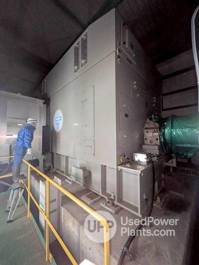 Used 54 MW 2020 Siemens Biomass Steam Turbine Power Plant 60 Hz