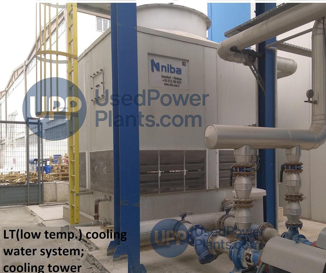 Used 8.4 MW 2011 Used Bergen Rolls Royce B35:40V20AG Complete Gas Power Plant