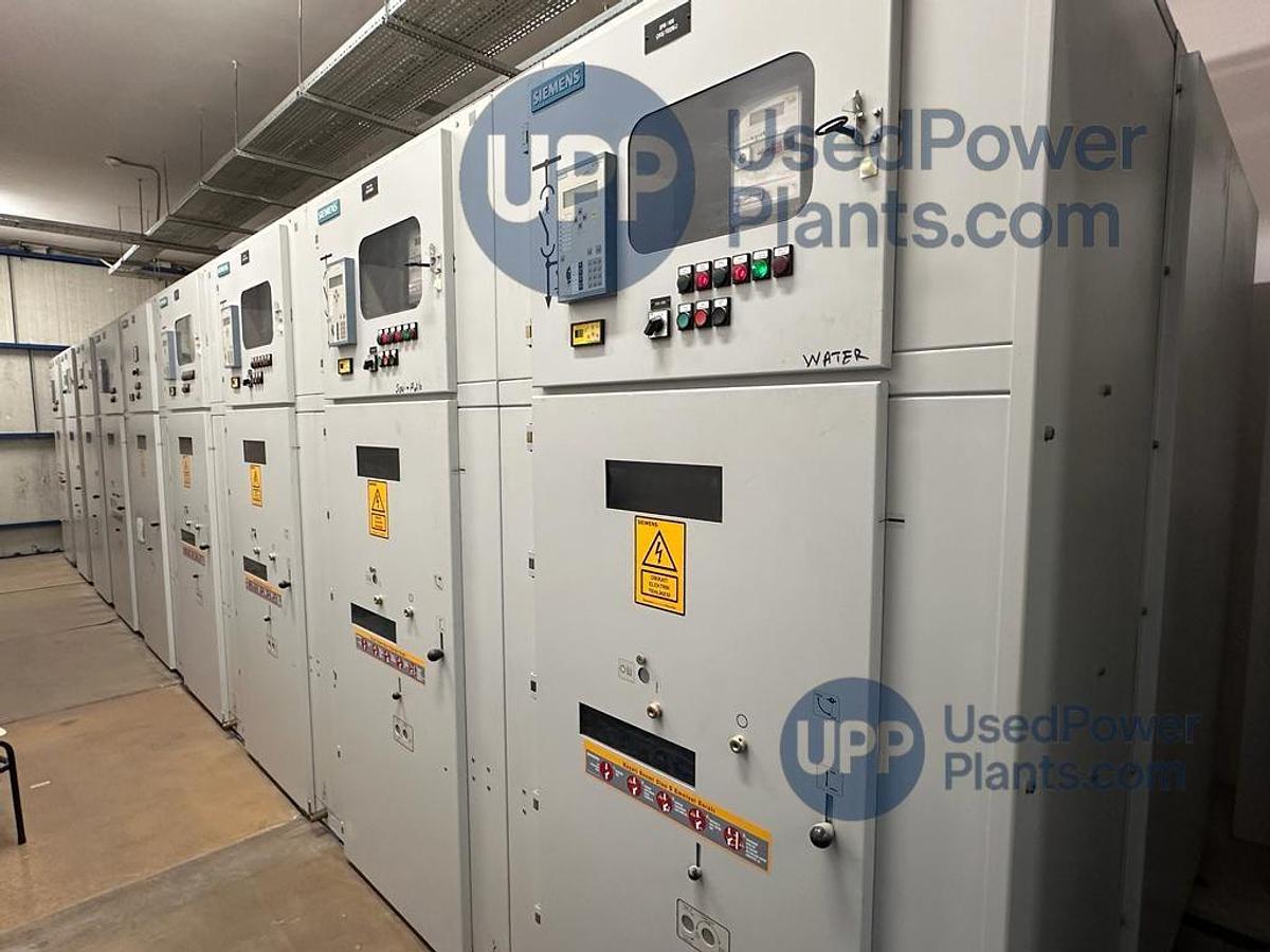 Used Wartsila 20V34SG Complete Gas Power Plant 9.7 MW