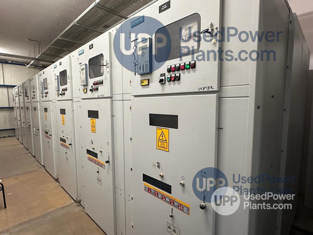Used Wartsila 20V34SG Complete Gas Power Plant 9.7 MW