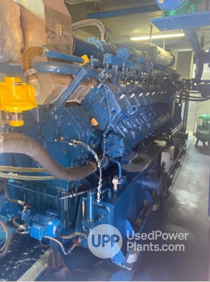 Used 4.8 MW 2016 MWM TCG 2020V16 Natural Gas
