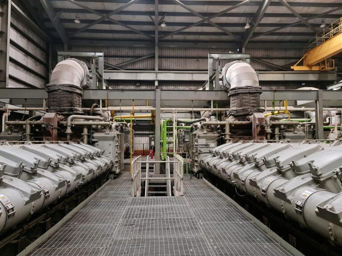 Used 59.4 MW MAN 18V48/60TS Complete Power Plant