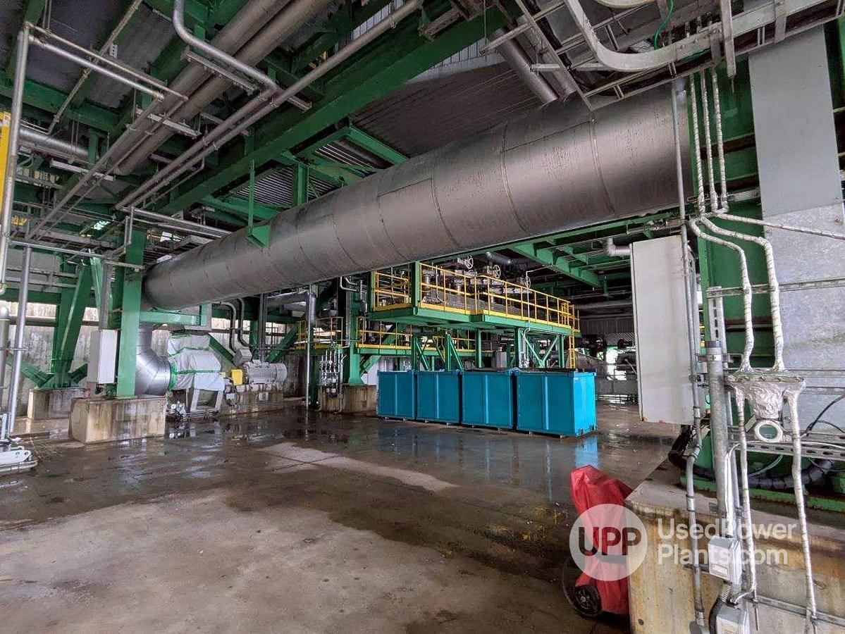 Used 54 MW 2020 Siemens Biomass Steam Turbine Power Plant 60 Hz