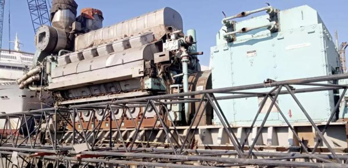 Used Sulzer Wartsila 12ZAV40S Genset