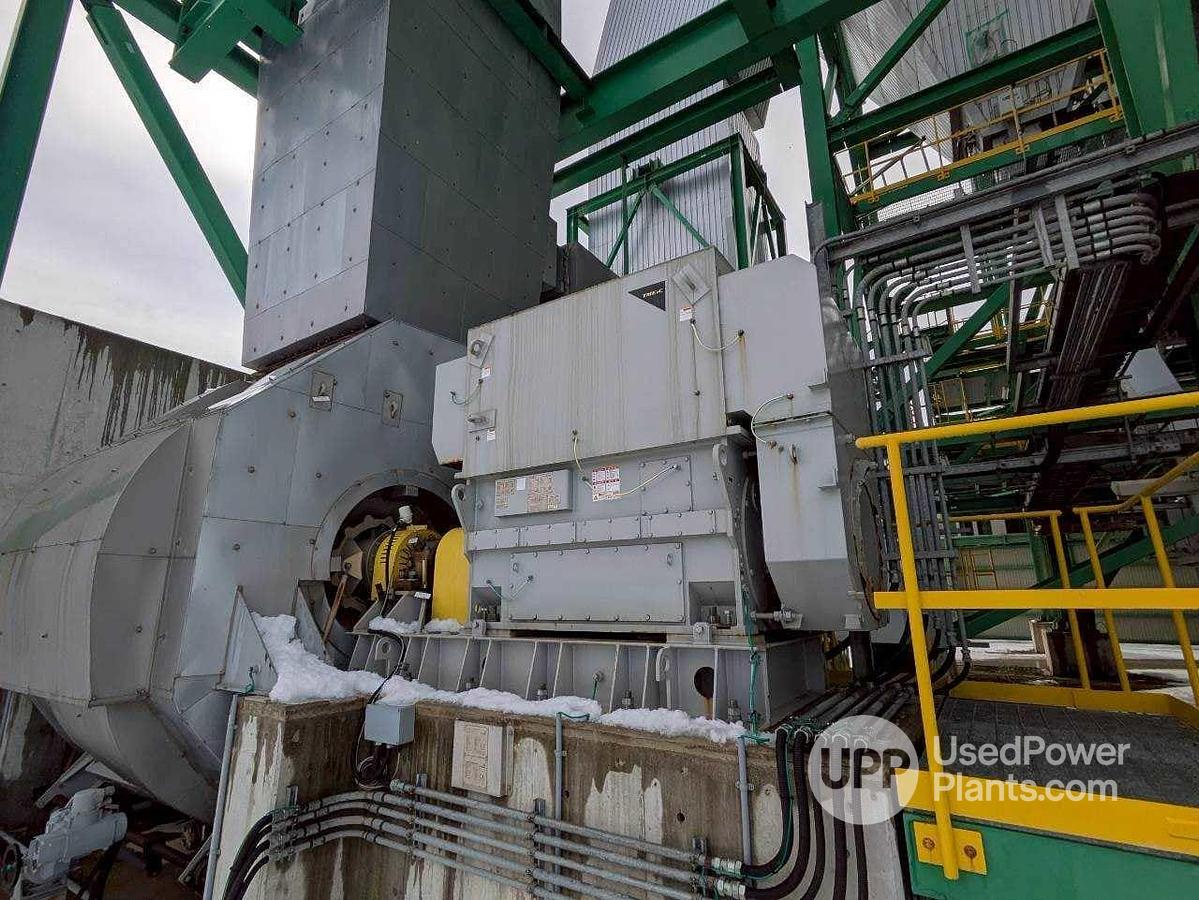 Used 54 MW 2020 Siemens Biomass Steam Turbine Power Plant 60 Hz