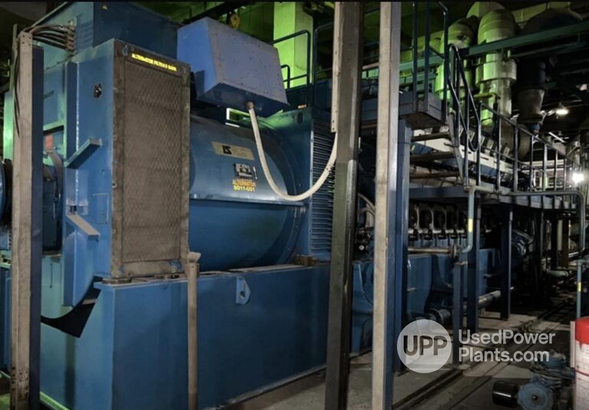 Used 6.3 MW 1 unit Wartsila 18V32DF Dual Fuel Power plant