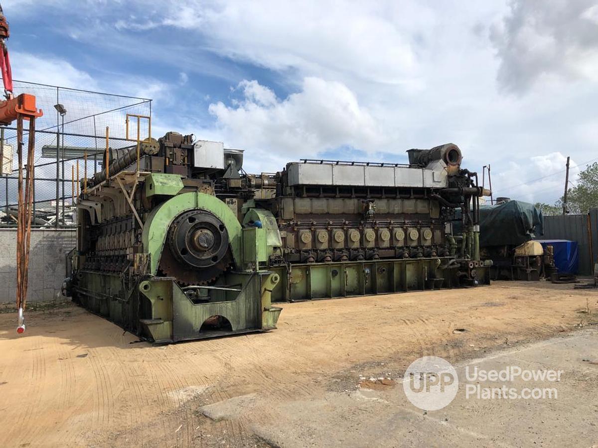 Used MAN 9L32/40 Complete Engine