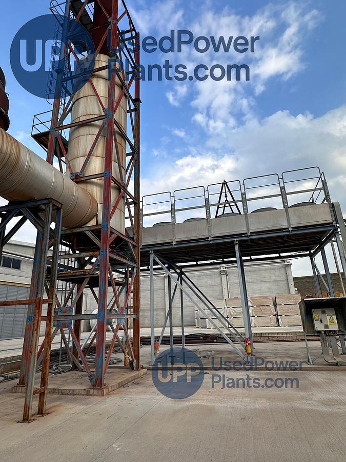 Used Wartsila 20V34SG Gas Power Plant 9.7 Megawatts