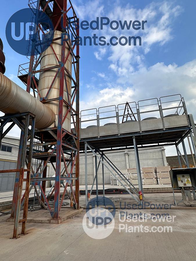 Used Wartsila 20V34SG Gas Power Plant 9.7 Megawatts