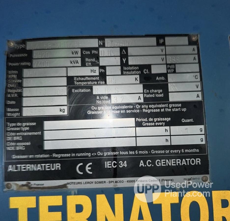 Used 6.3 MW 1 unit Wartsila 18V32DF Dual Fuel Power plant
