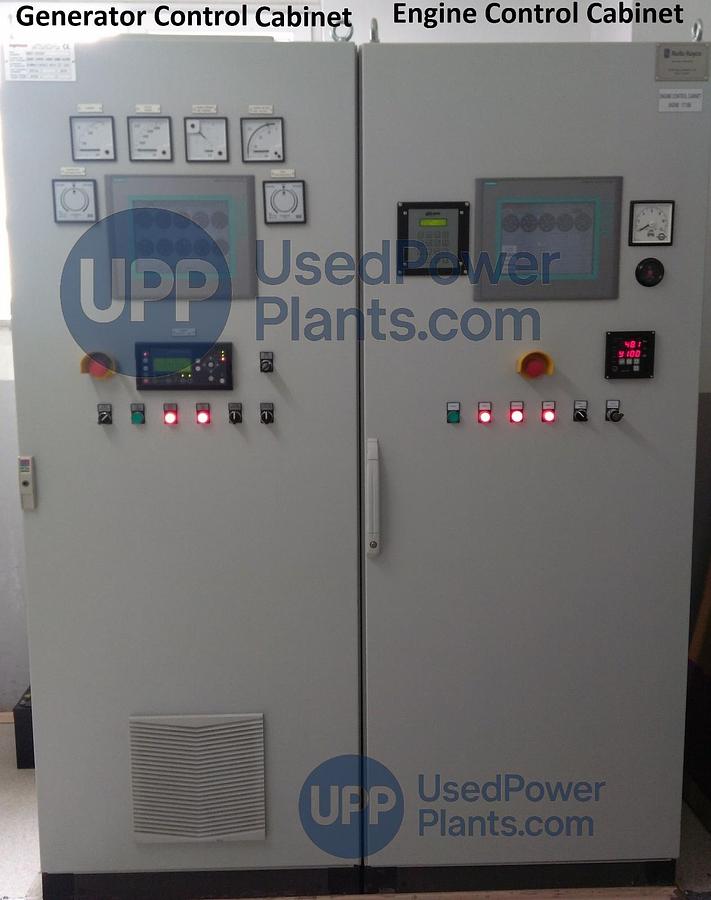 Used 8.4 MW 2011 Used Bergen Rolls Royce B35:40V20AG Complete Gas Power Plant