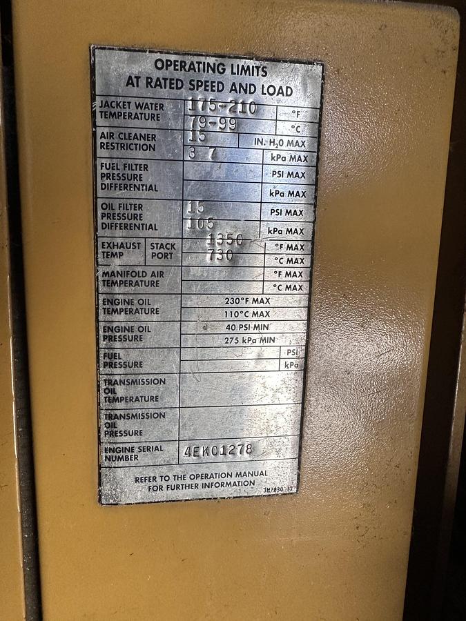 Used Caterpillar 3516 Containerized Gas Generator System