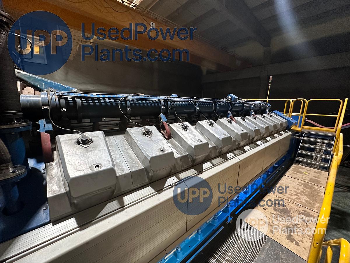Used Wartsila 20V34SG Gas Power Plant 9.7 Megawatts