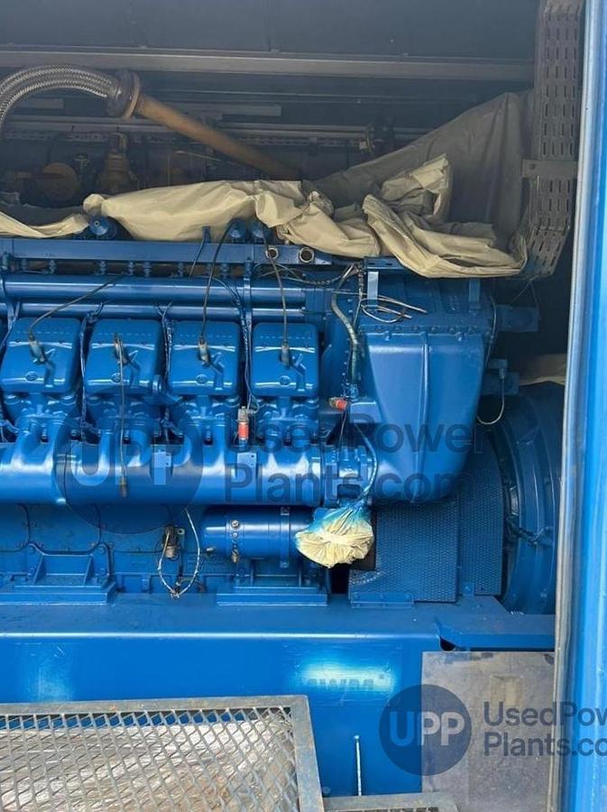Used 2 MW 2012 MWM 2020V20 Containarised Gensets