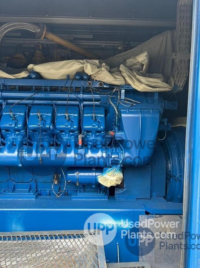 Used 2 MW 2012 MWM 2020V20 Containarised Gensets