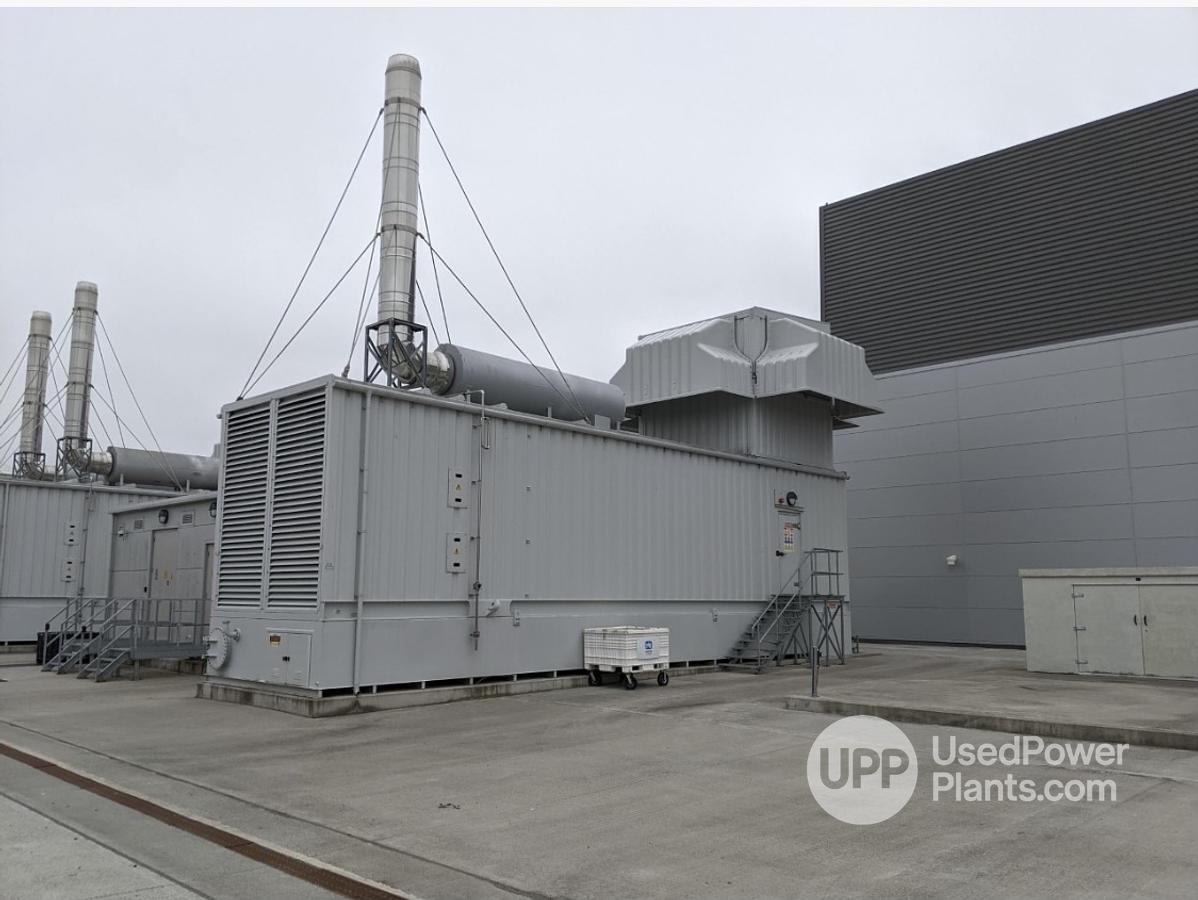 Used 2.4 MW 2016 Caterpillar C175-16 Diesel Generator Set