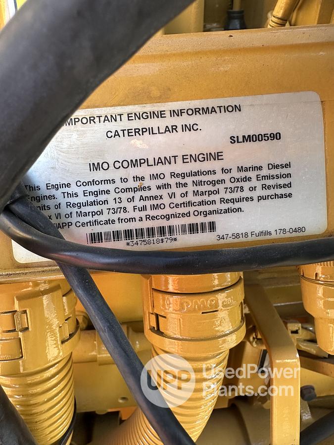 Used Caterpillar 3512C Diesel Generator