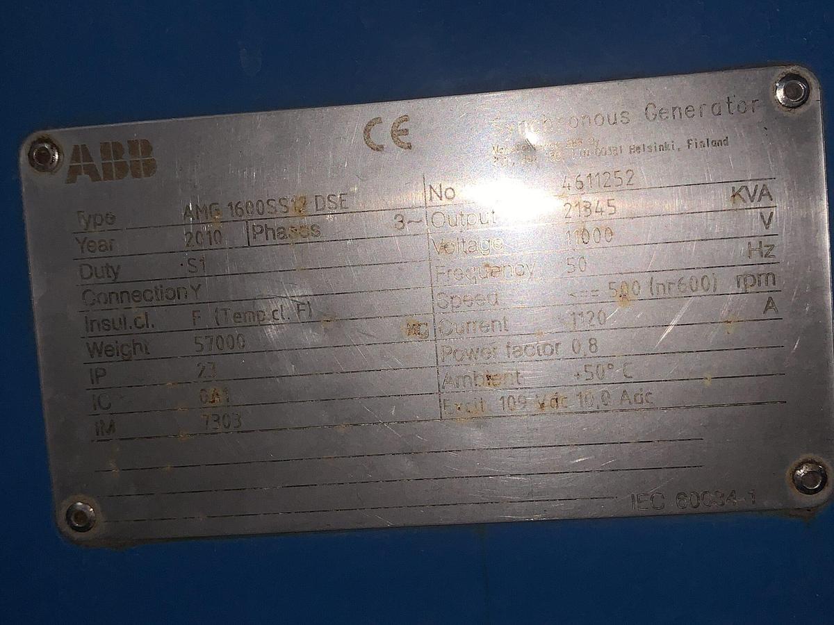 Used 119 MW Used Wartsila 18V46 HFO Power Plant For Sale