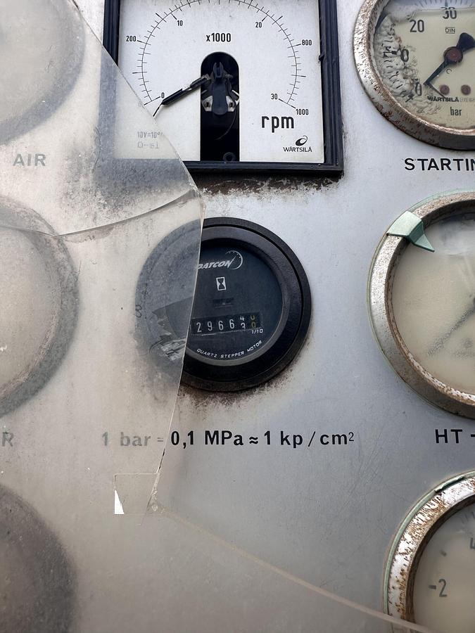 Used 4.8 MW 12V32LNE Wartsila Gensets For Sale