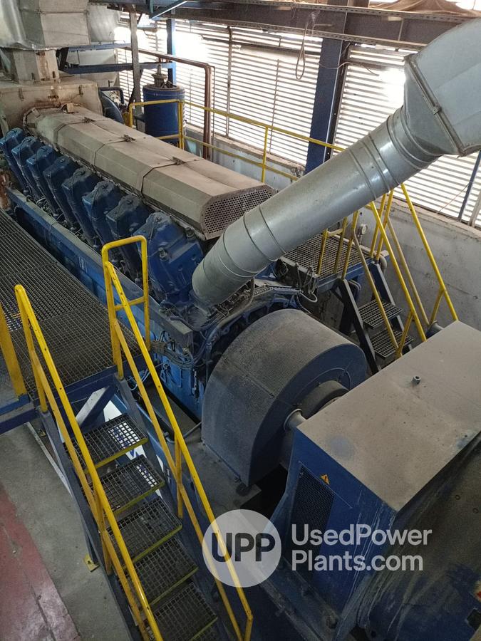 Used 4.3 MW 2011 MWM TCG 2032V16 Power Plant