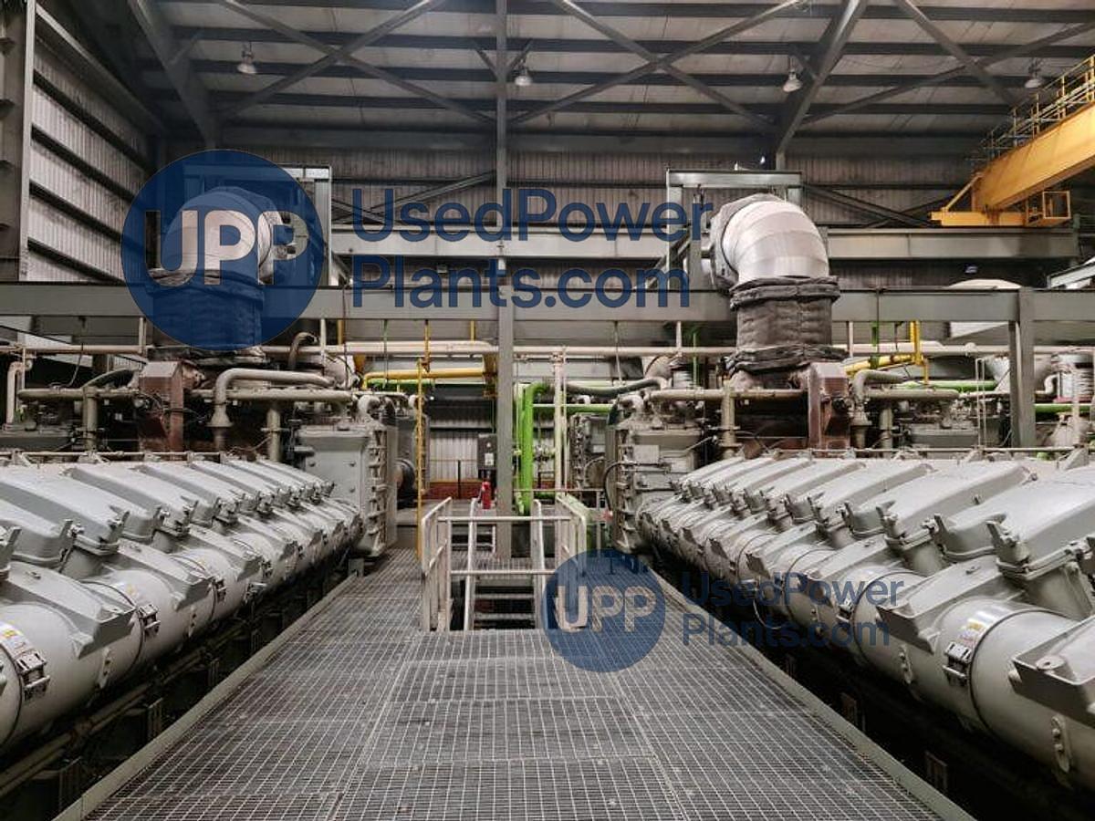 Used 59.4 MW MAN 18V48/60TS Complete Power Plant