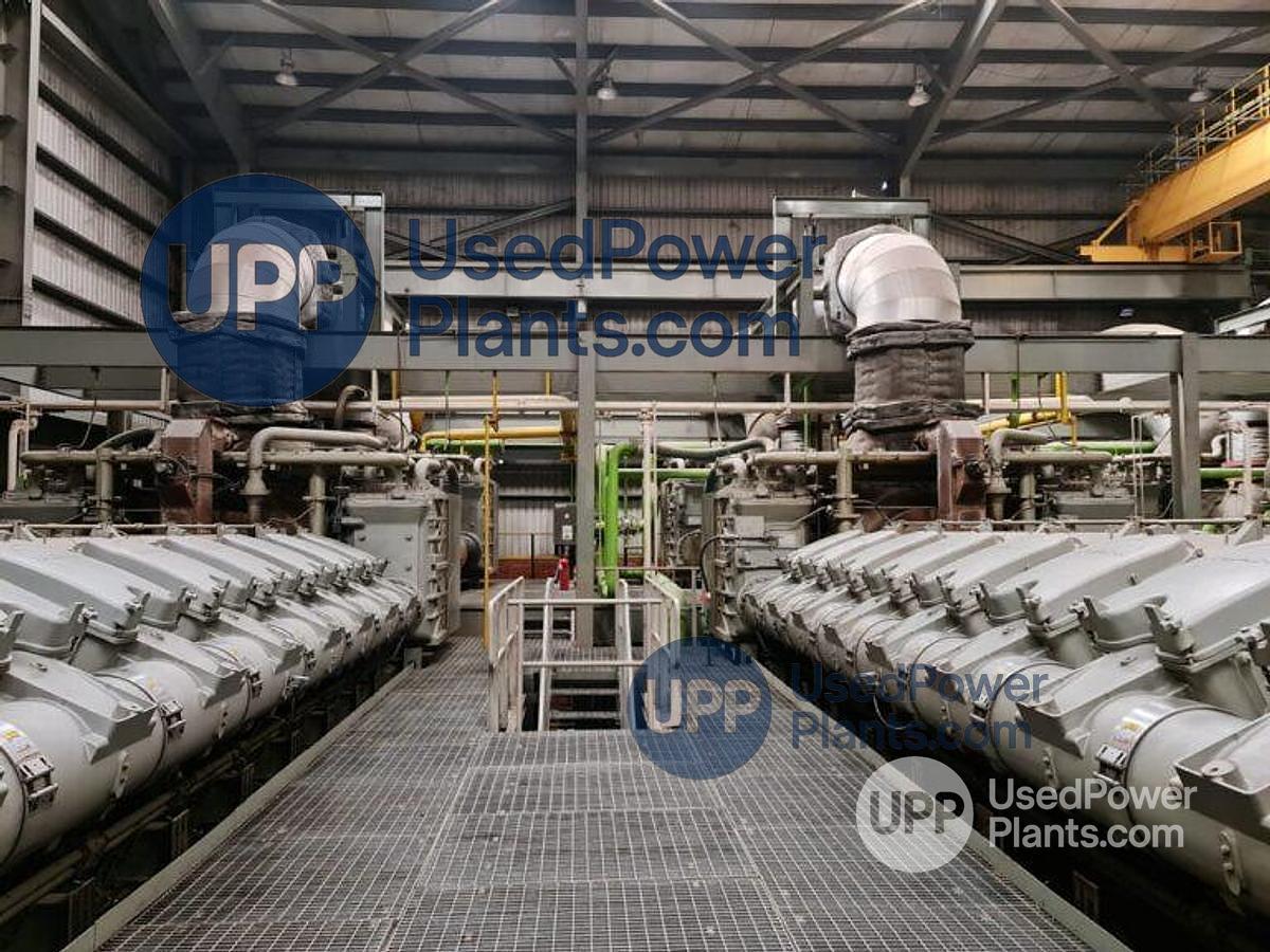Used 59.4 MW MAN 18V48/60TS Complete Power Plant