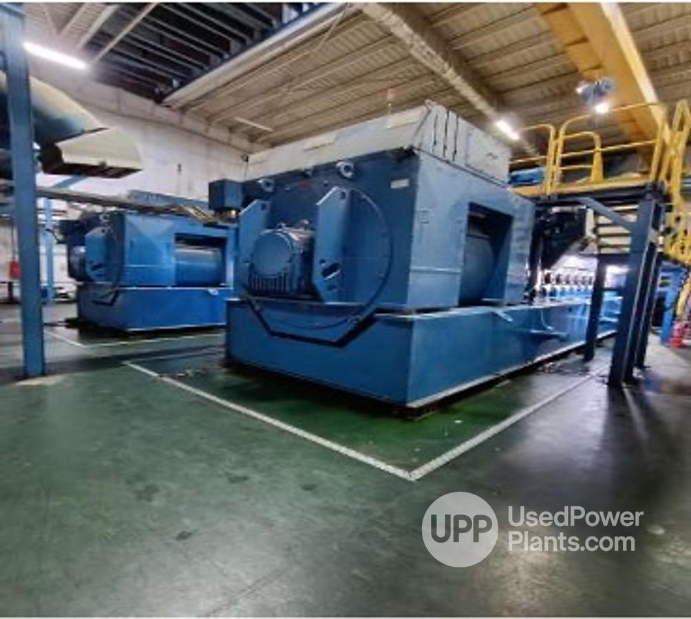 Used 27.7 MW Combined Cycle Gas Power Plant Wartsila 20V34SG
