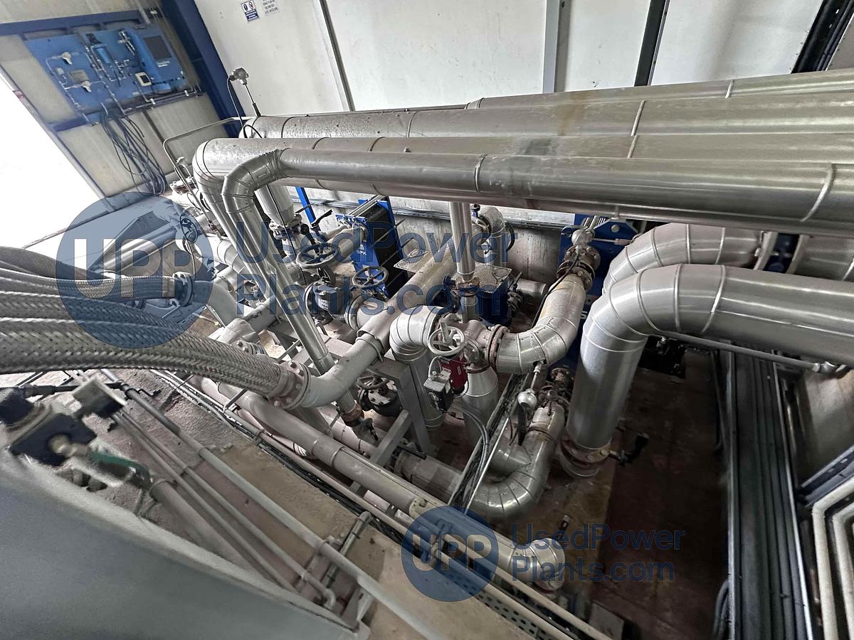 Used 8.4 MW 2011 Used Bergen Rolls Royce B35:40V20AG Complete Gas Power Plant