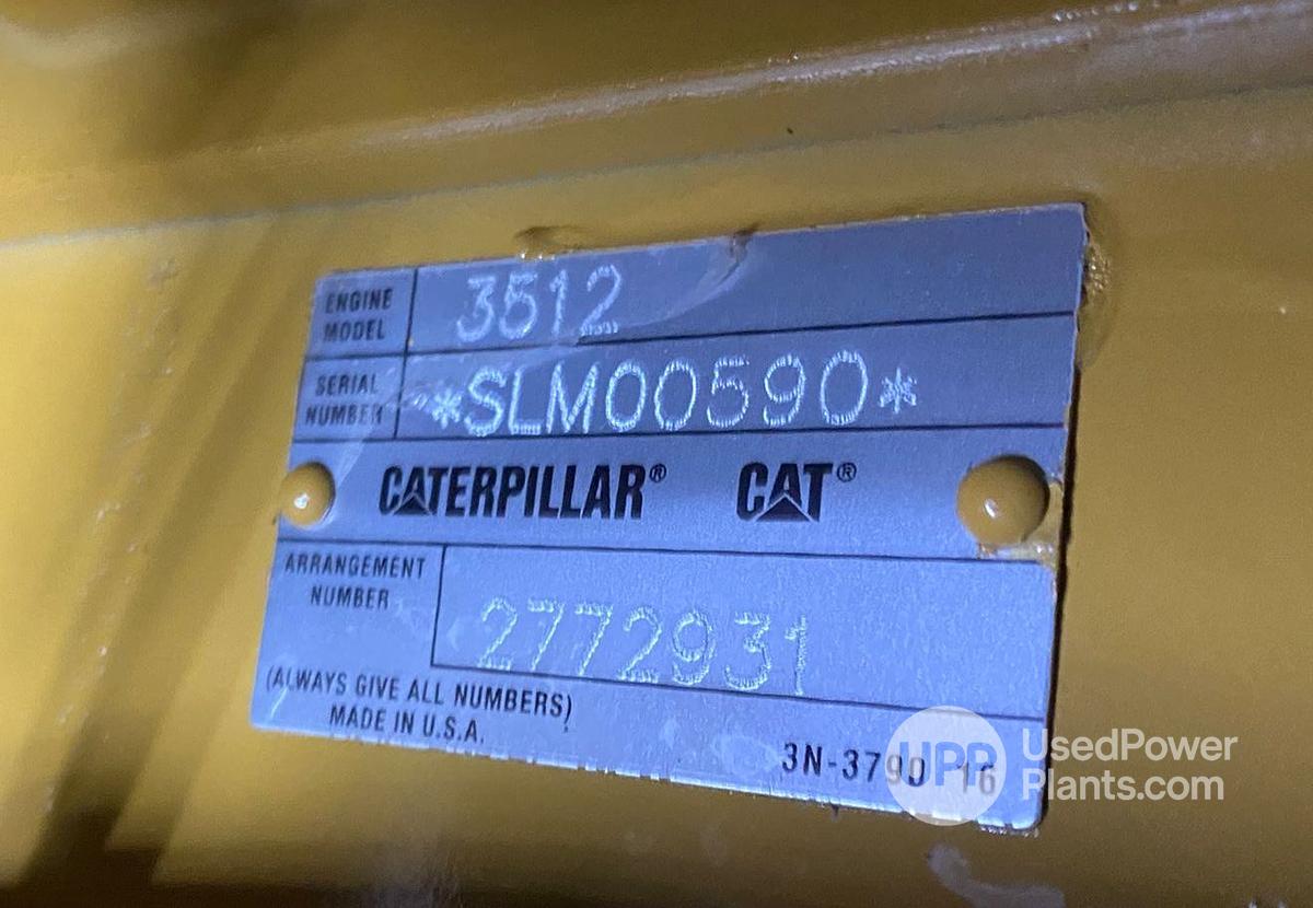 Used Caterpillar 3512C Diesel Generator