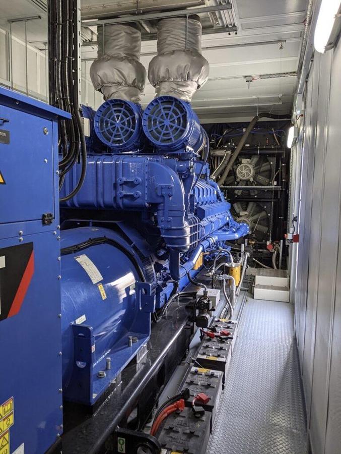 Used 2.4 MW 2016 Caterpillar C175-16 Diesel Generator Set