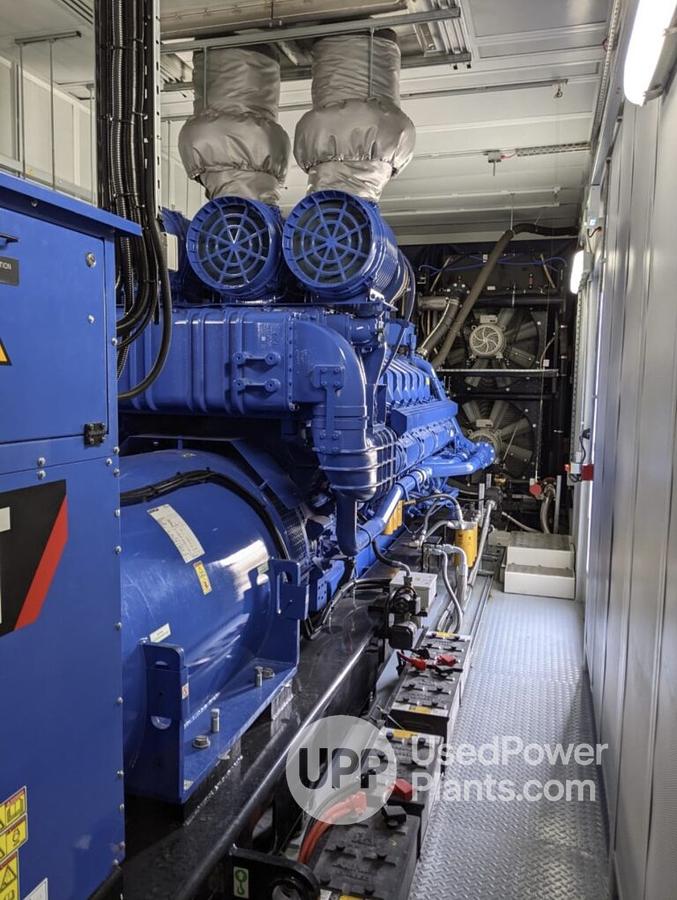 Used 2.4 MW 2016 Caterpillar C175-16 Diesel Generator Set