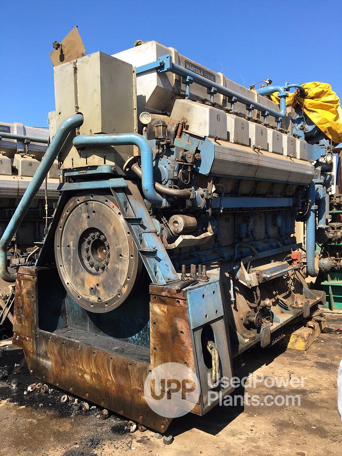 Used Wartsila Nohab WN 12V25 Engine