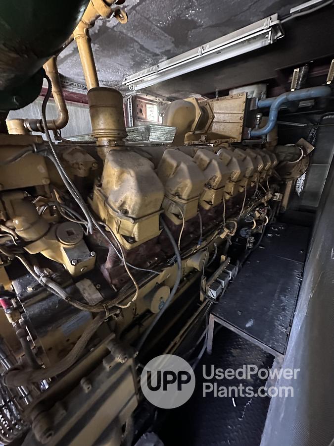 Used Caterpillar 3516 Containerized Gas Generator System