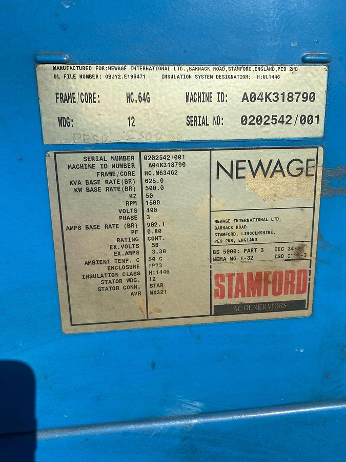 Used Wartsila SACM UD25V12S4D Gensets