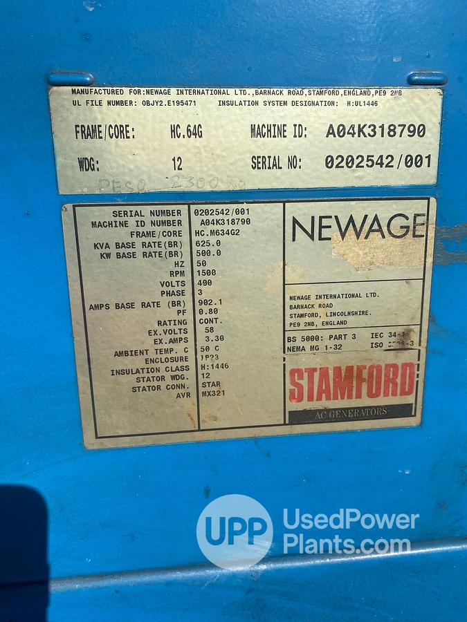 Used Wartsila SACM UD25V12S4D Gensets