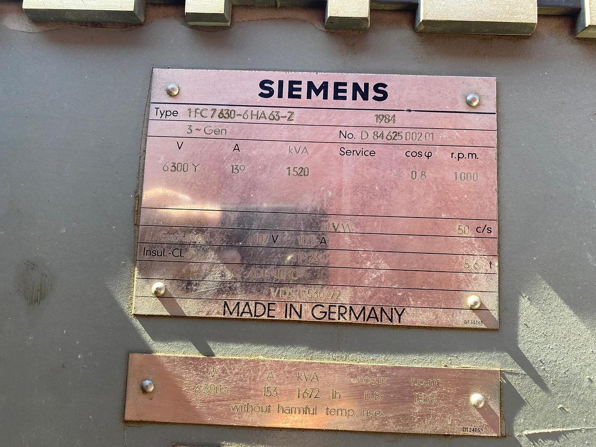 Used MaK 6M282 Genset