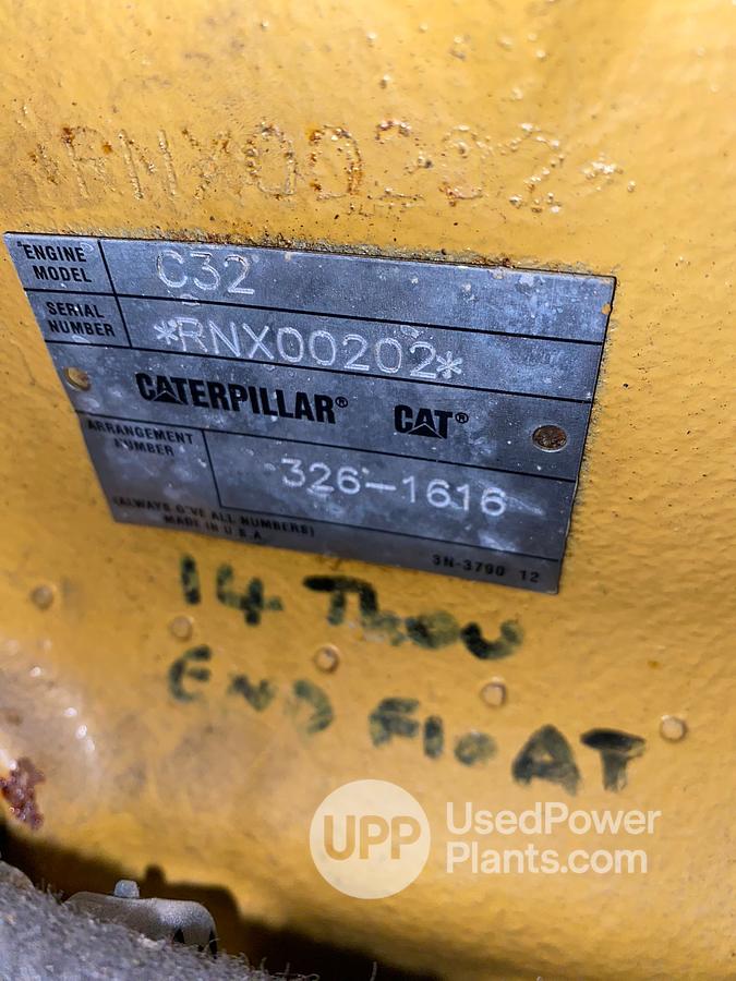 Used Caterpillar C32 Diesel Generator Set