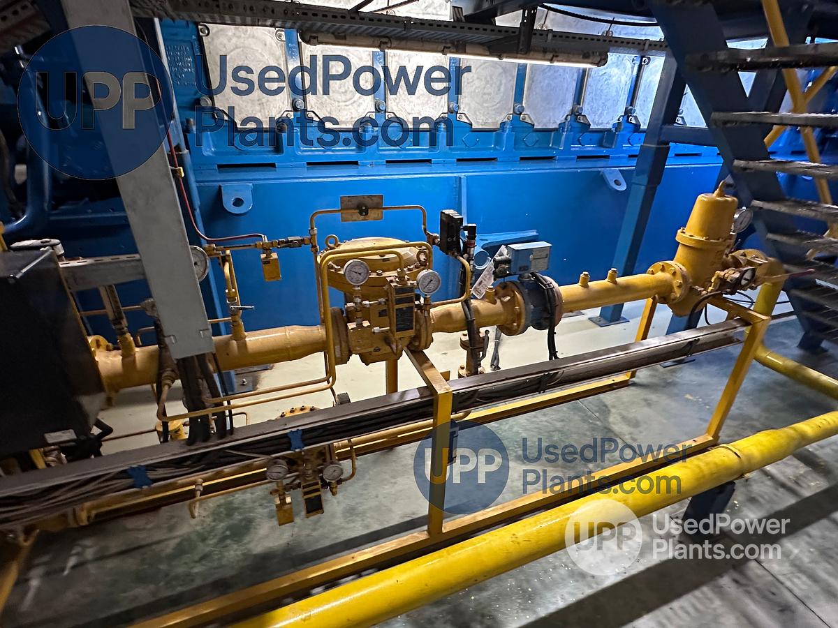 Used Wartsila 20V34SG Gas Power Plant 9.7 Megawatts