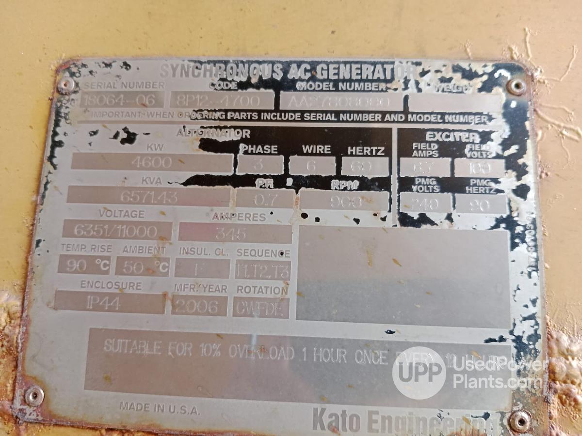 Used Caterpillar 3616 HFO Generators