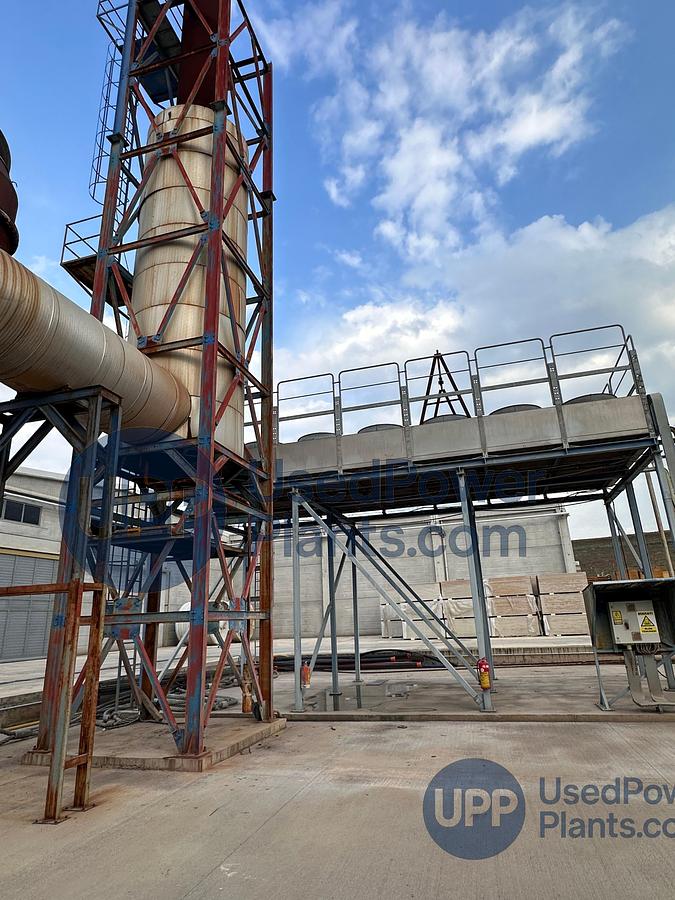 Used Wartsila 20V34SG Gas Power Plant 9.7 Megawatts