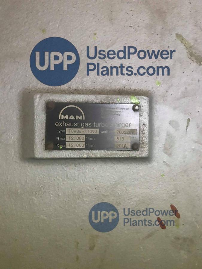 Used 59.4 MW MAN 18V48/60TS Complete Power Plant