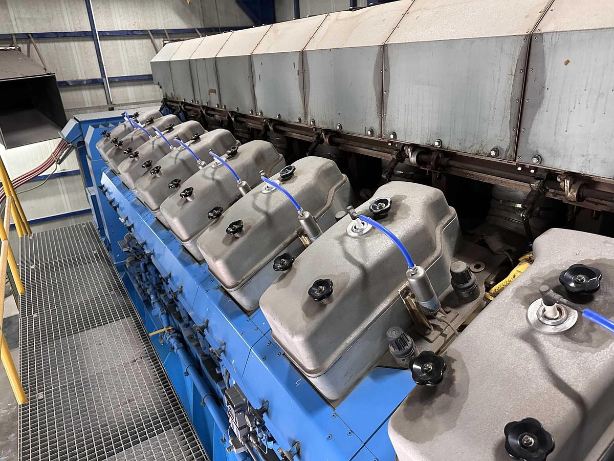 Used 8.4 MW 2011 Used Bergen Rolls Royce B35:40V20AG Complete Gas Power Plant