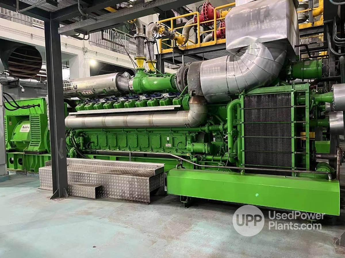 Used Jenbacher J620GS-F75 Complete Power Plant