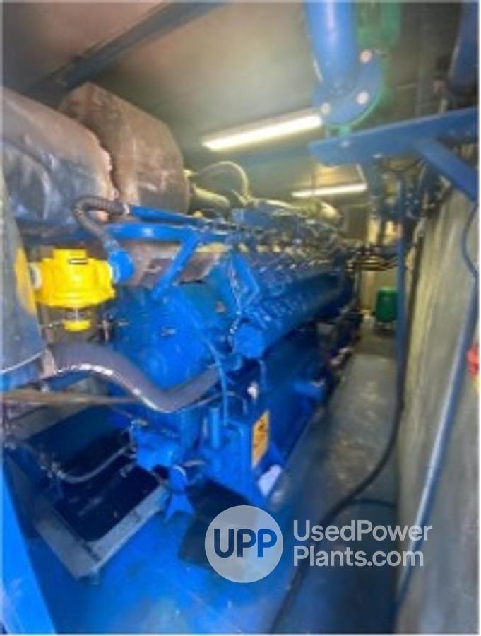 Used 4.8 MW 2016 MWM TCG 2020V16 Natural Gas