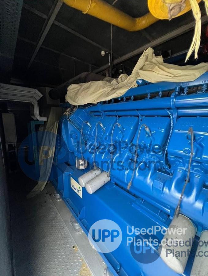Used 2 MW 2012 MWM 2020V20 Containarised Gensets